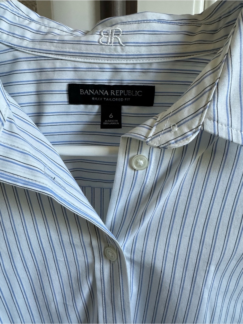 Banana Republic Riley Tailored Fit Stripe Women’s Shirt